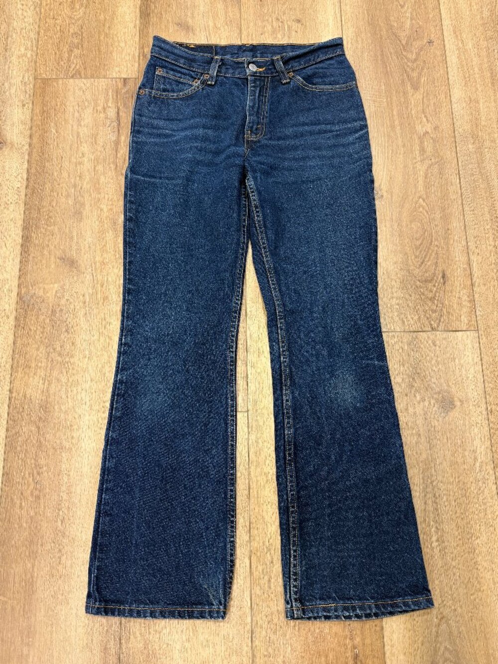 90'S Y2K 🌟 LEVI'S 🌟 CBK 517 BOOTCUT  100% COTTON JEANS DARK WASH SZ 25